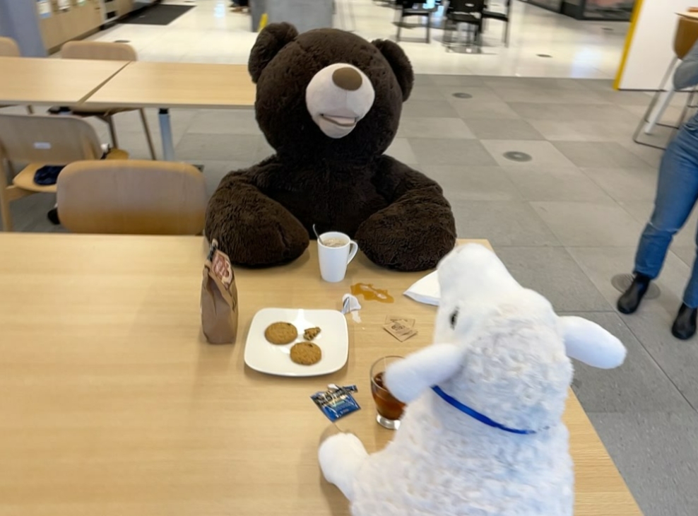 Reference view of the Teatime scene